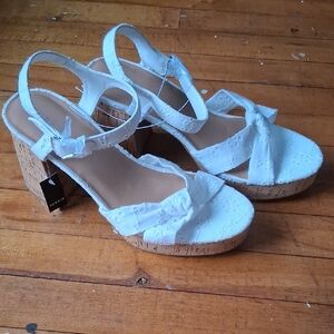 NWT! Torrid Size 11.5 White Heels